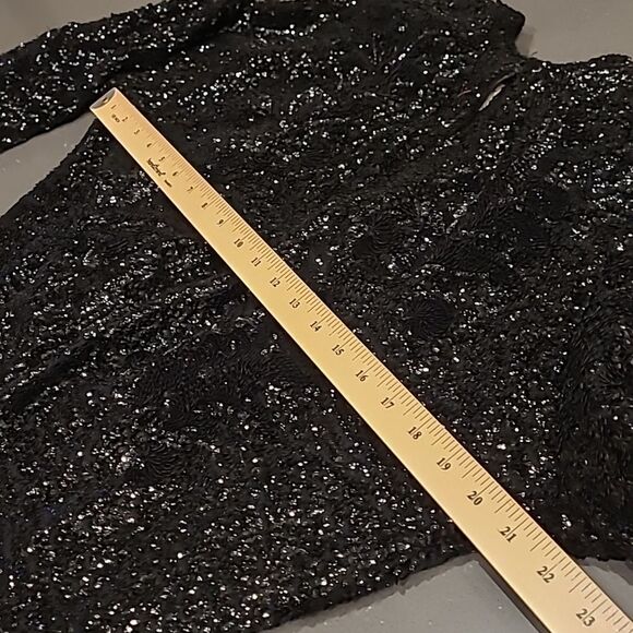 Vintage 1950's Theo Miles sequined sweater handmade in British Hong Kong - Picture 7 of 12